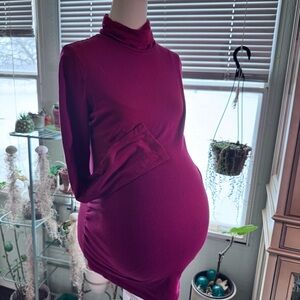 Motherhood Maternity Red Turtleneck